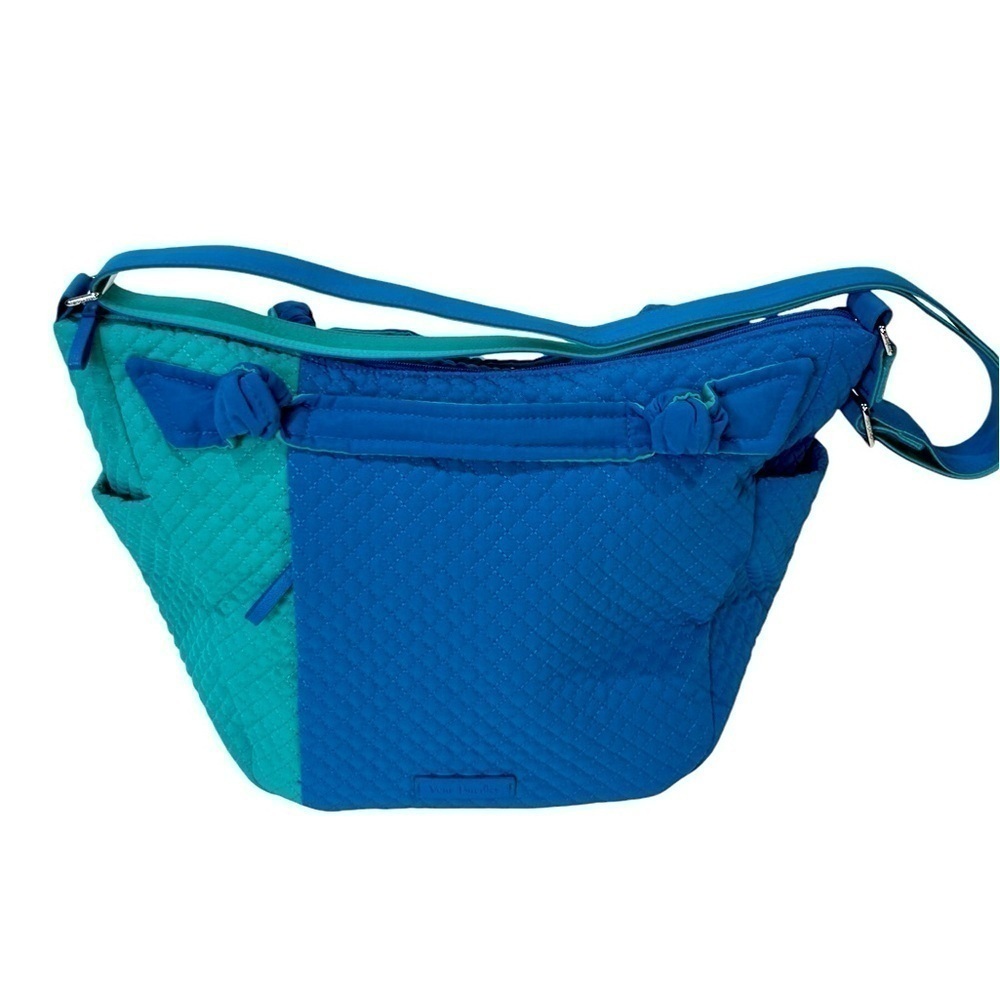 Vera Bradley Bright Blue Quilted Shoulder Bag - Picture 3 of 13